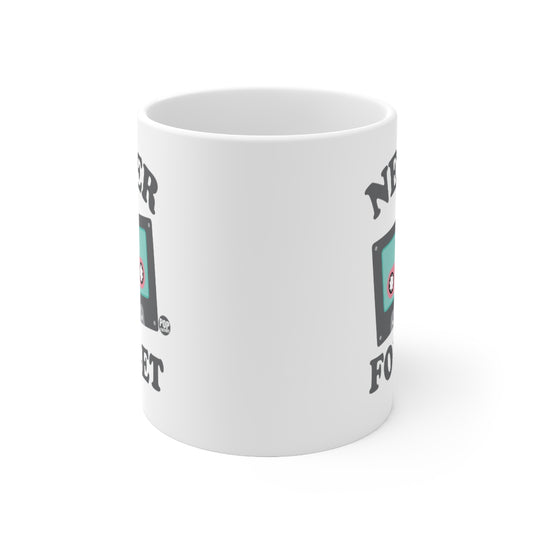 Never Forget Cassette Tape Mug