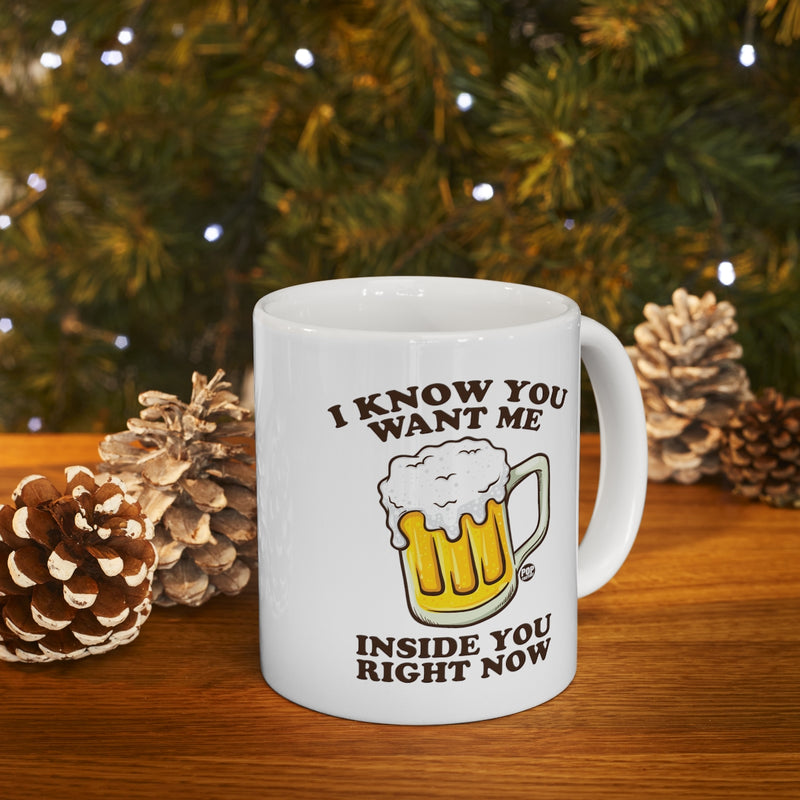 Load image into Gallery viewer, Want You Inside Me Beer Mug
