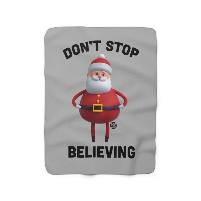 Don't Stop Believing Santa Toy Blanket