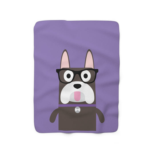 Bow Wow Meow French Bulldog Blanket