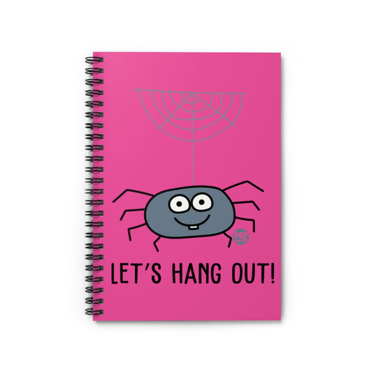 Let's Hang Out Spider Notebook