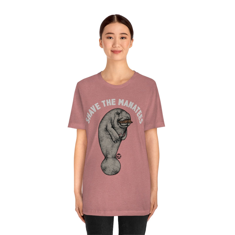 Load image into Gallery viewer, Shave The Manatees Unisex Tee
