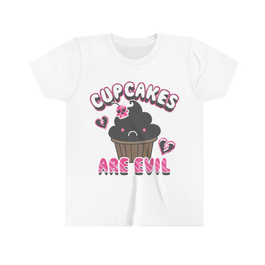 Cupcakes are Evil Youth Short Sleeve Tee