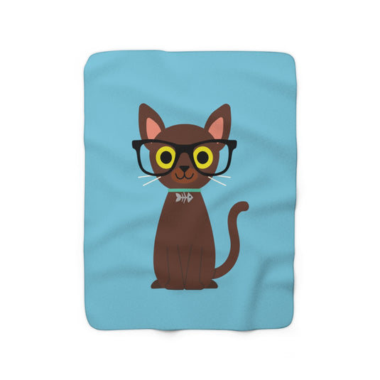 Bow Wow Meow Havana Brown Blanket