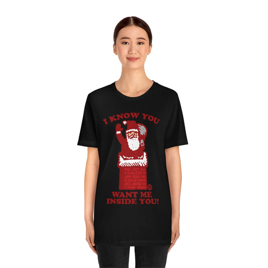 Santa Inside You Chimney Unisex Tee