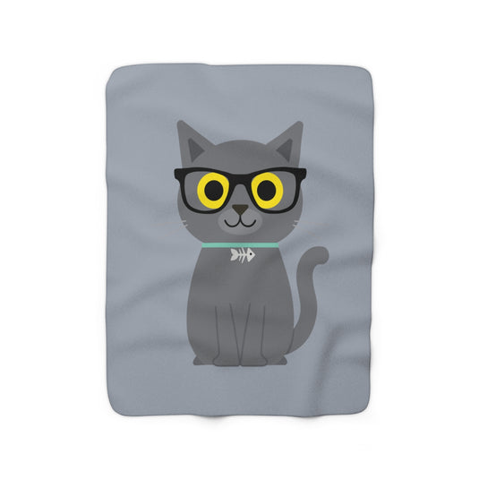 Bow Wow Meow Chartreux Blanket