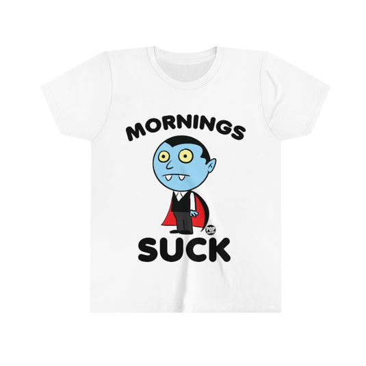 Morning Suck Dracula Youth Short Sleeve Tee