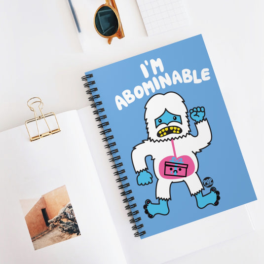 I'm Abominable Snowman Notebook