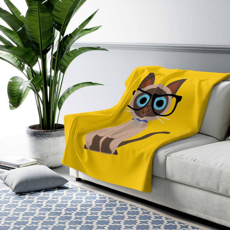 Load image into Gallery viewer, Bow Wow Meow Tonkinese Blanket
