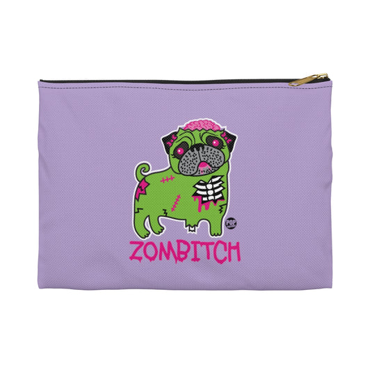 Zombitch Pug Zip Pouch