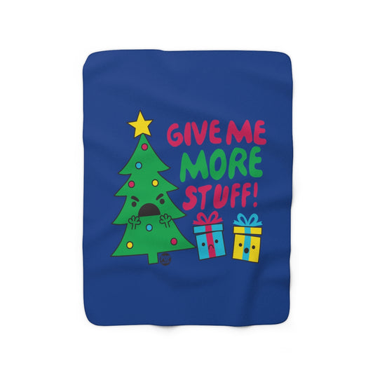 Give Me More Stuff Xmas Tree Blanket