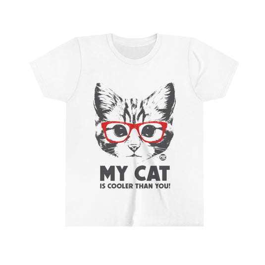 My Cat is Cooler Than You Youth Short Sleeve Tee #2