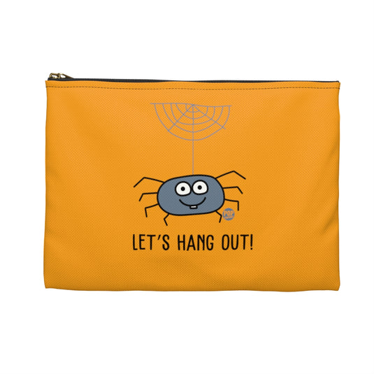Let's Hang Out Spider Zip Pouch
