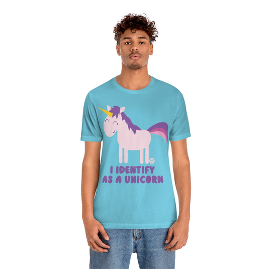 Identify As A Unicorn Unisex Tee