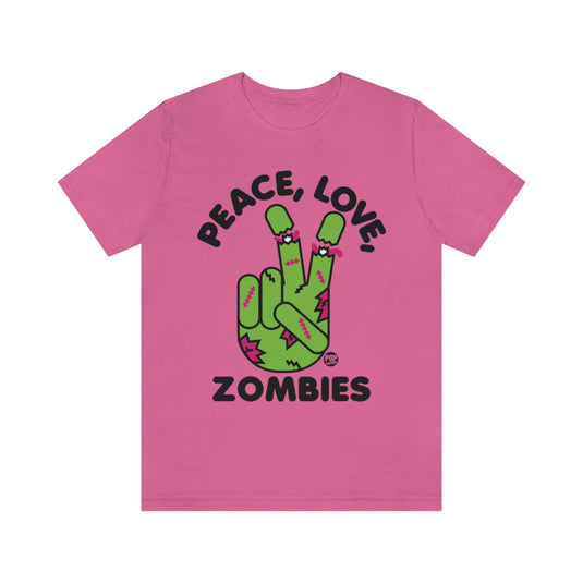 Peace Love Zombies Unisex Tee