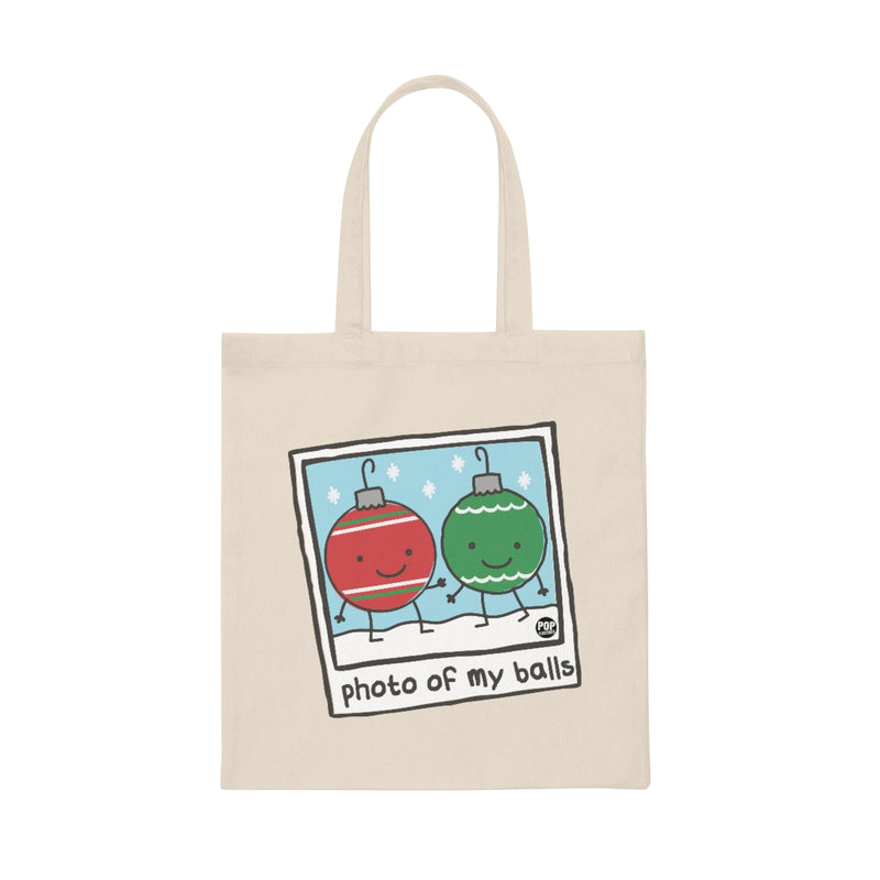 Load image into Gallery viewer, Photo Of My Balls Xmas Tote
