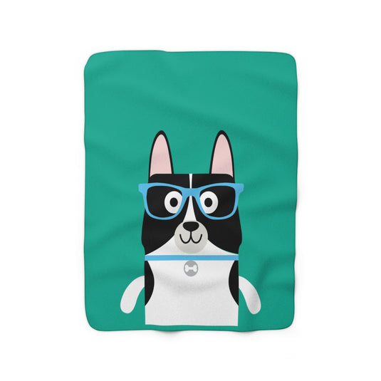 Bow Wow Meow Border Collie Blanket