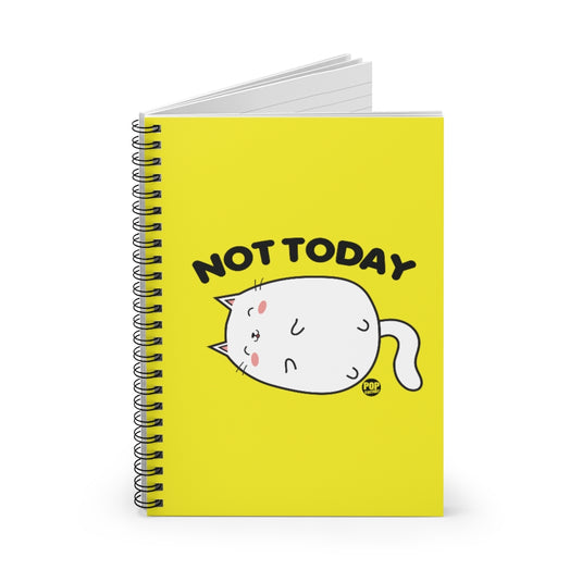 Not Today Cat Notebook