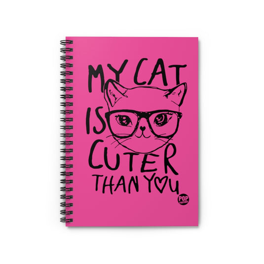 My Cat Cuter Than You Notebook