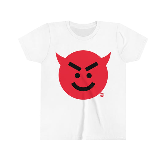 Devil Smiley Youth Short Sleeve Tee