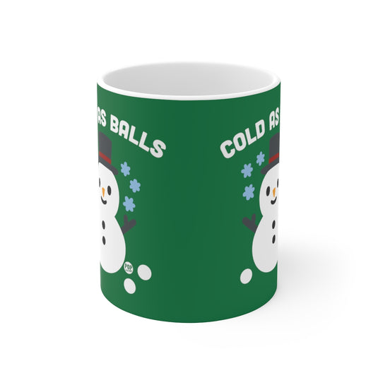 Cold As Balls Snowman Mug