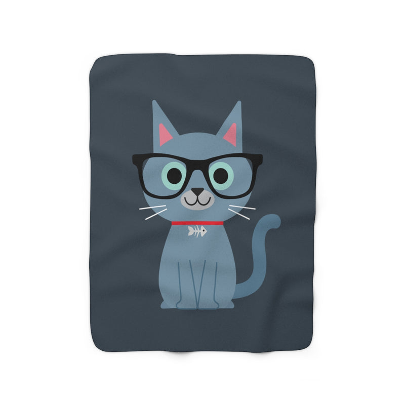 Load image into Gallery viewer, Bow Wow Meow Russian Blue Blanket
