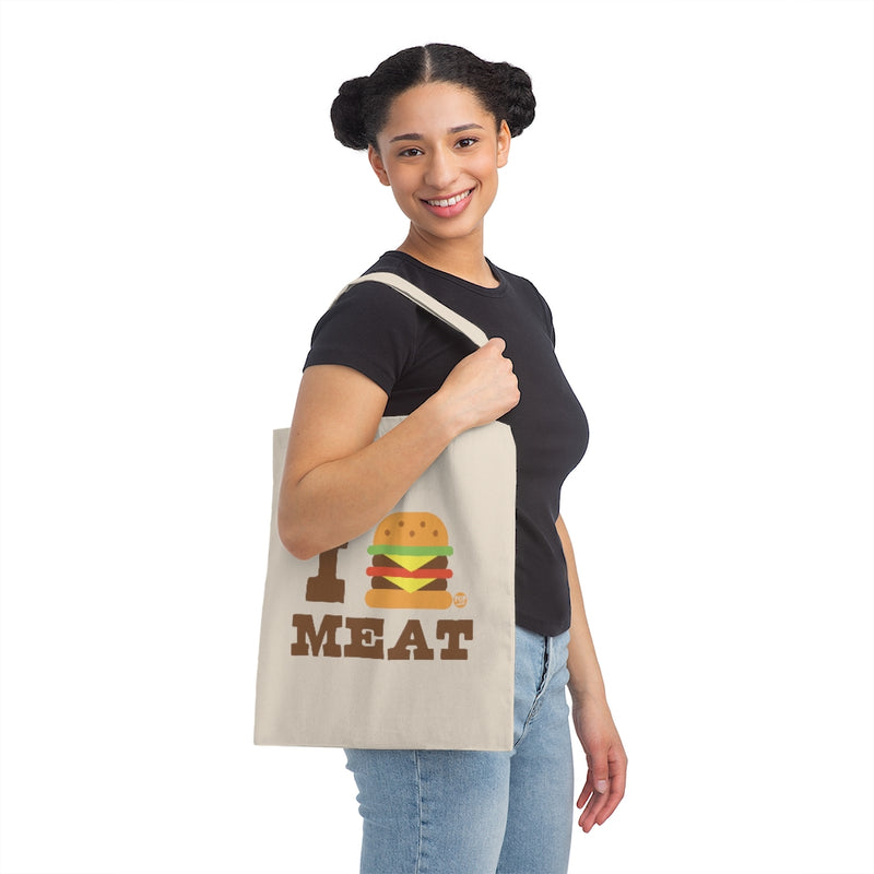 Load image into Gallery viewer, I Love Meat Burger Tote
