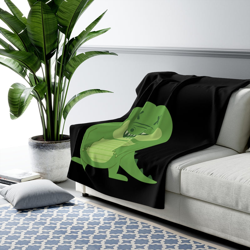Load image into Gallery viewer, Deadimals Alligator Blanket
