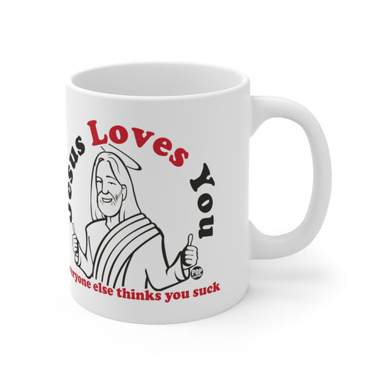 Jesus Loves You You Suck Mug