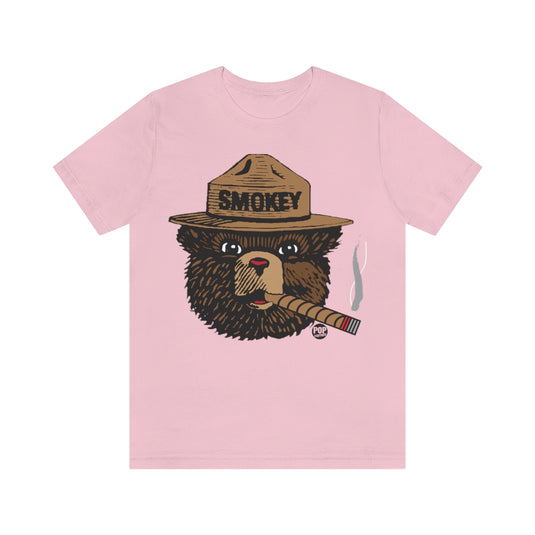 Smoking Smokey Bear Unisex Tee