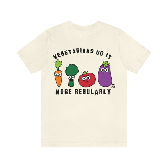Vegetarians Do More Regular Unisex Tee