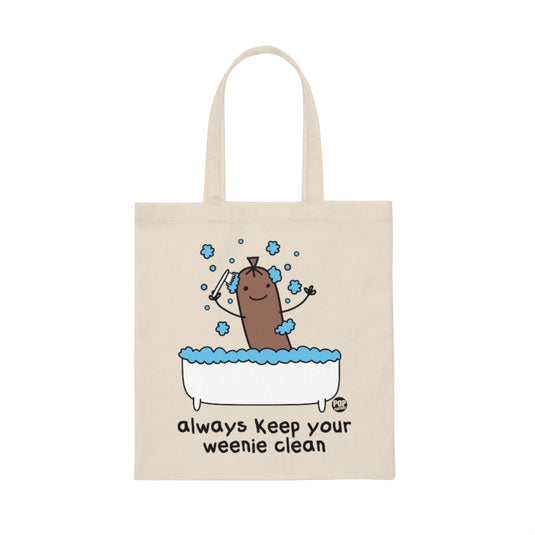 Always Keep Your Weenie Clean Tote