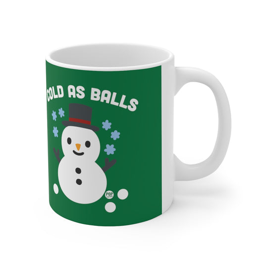 Cold As Balls Snowman Mug