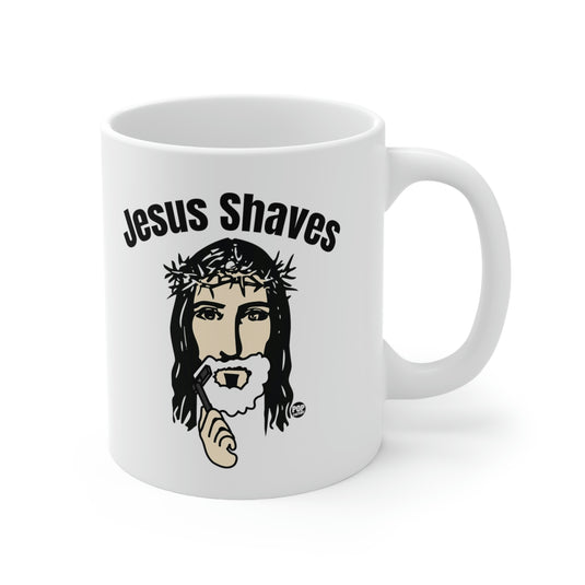 Jesus Shaves Mug