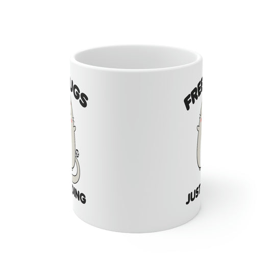 Free Hugs Cat Mug