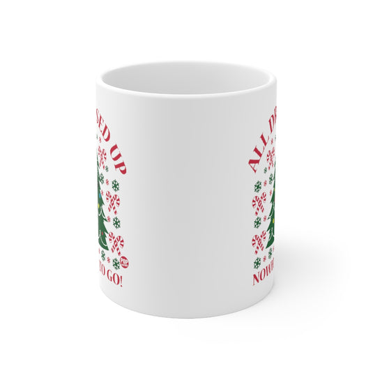 All Dressed Up Xmas Tree Mug