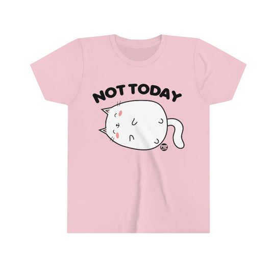 Not Today Cat Youth Short Sleeve Tee