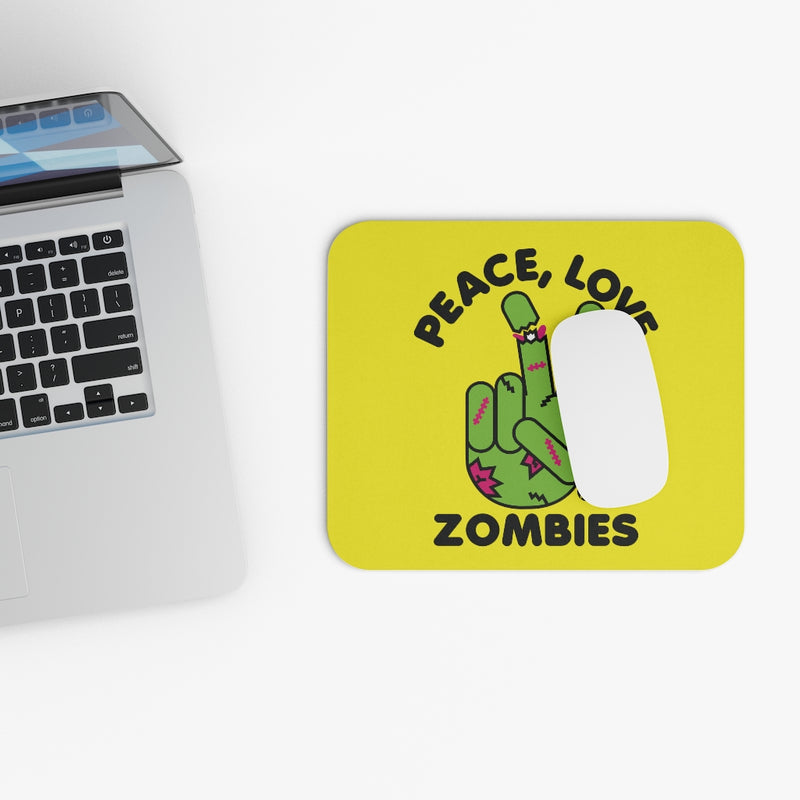 Load image into Gallery viewer, Peace Love Zombies Mouse Pad
