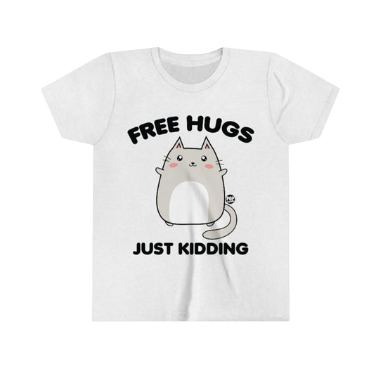 Free Hugs Cat Youth Short Sleeve Tee