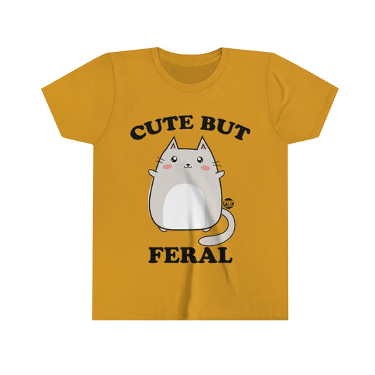 Cute But Feral Youth Short Sleeve Tee