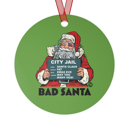 Bad Santa Ornament