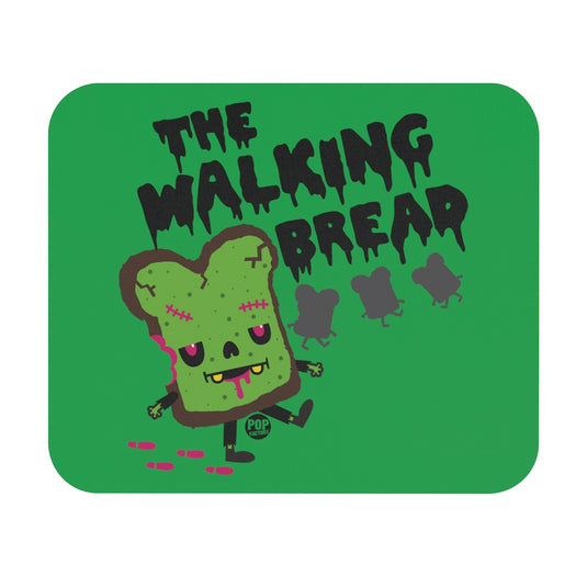The Walking Bread Mouse Pad