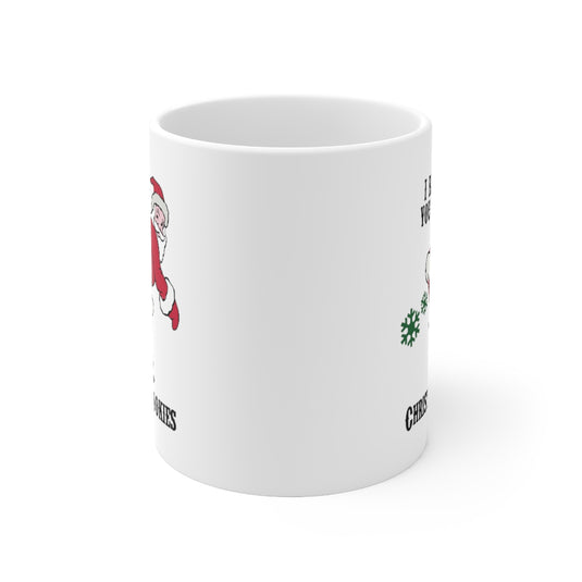 Santa Baked Xmas Cookies Fart Mug