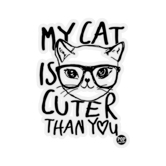 My Cat Cuter Than You Sticker