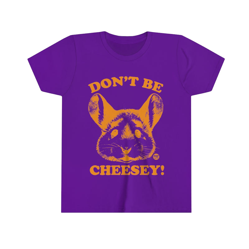 Load image into Gallery viewer, Don&#39;t Be Cheesey Mouse Youth Short Sleeve Tee
