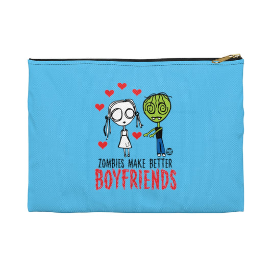 Eve L - Zombies Better Boyfriends Zip Pouch