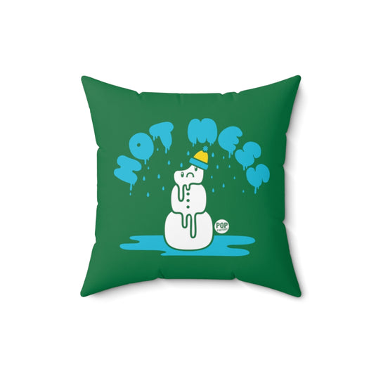 Hot Mess Snowman Pillow