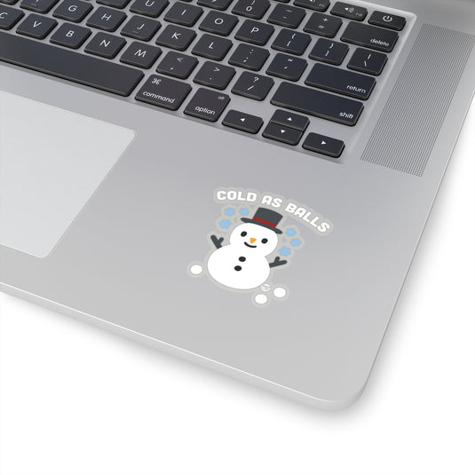 Cold As Balls Snowman Sticker