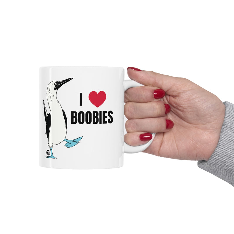 Load image into Gallery viewer, I Love Boobies Bird Mug
