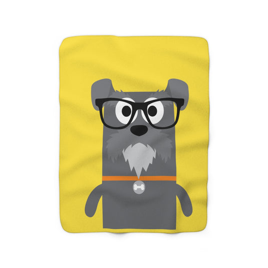Bow Wow Meow Schnauzer Blanket